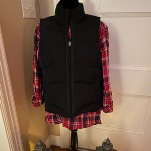 Ladie’s Lands End Black, puffer vest, size M/P